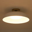 Load image into Gallery viewer, Farmhouze Light - Retro 1 - Light Dimmable LED Round Dome Semi Flush Mount - Ceiling Light - White - 
