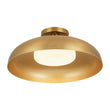 Load image into Gallery viewer, Farmhouze Light - Retro 1 - Light Dimmable LED Round Dome Semi Flush Mount - Ceiling Light - White - 
