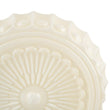 Load image into Gallery viewer, Farmhouze Light - Rococo Round Embossed Milky Glass Dimmable LED Semi Flush - Ceiling Light - White Glass (Back Order) - 
