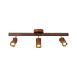 Load image into Gallery viewer, Farmhouze Light-Rustic 4-Light Adjustable Walnut Ceiling Track Light-Ceiling Light-3 Bulbs-
