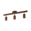 Load image into Gallery viewer, Farmhouze Light-Rustic 4-Light Adjustable Walnut Ceiling Track Light-Ceiling Light-3 Bulbs-
