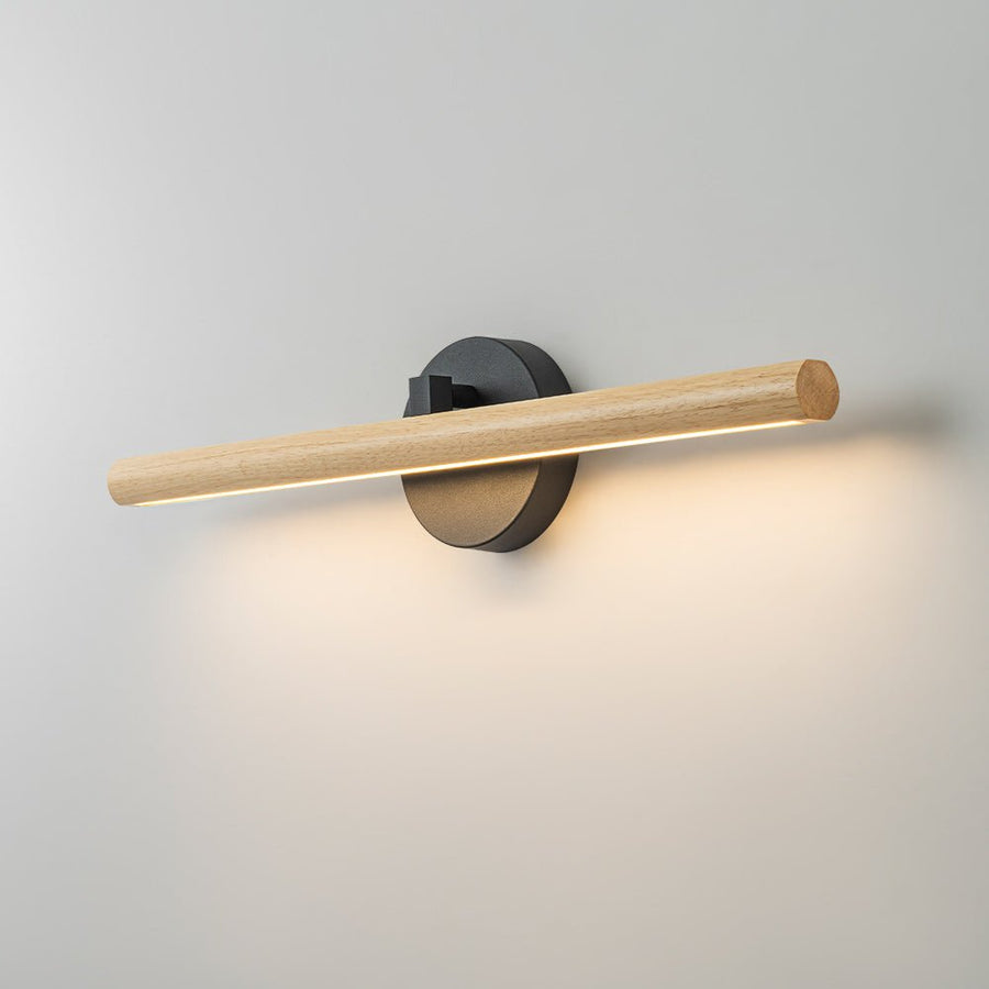 Farmhouze Light - Rustic Dimmable LED Adjustable Linear Pine Vanity Wall Lamp - Wall Sconce - 1 Unit - 