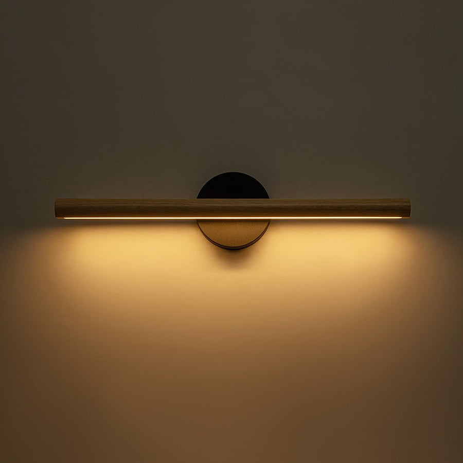 Farmhouze Light - Rustic Dimmable LED Adjustable Linear Pine Vanity Wall Lamp - Wall Sconce - 2 Units - 