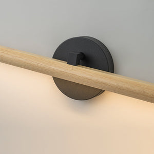 Farmhouze Light - Rustic Dimmable LED Adjustable Linear Pine Vanity Wall Lamp - Wall Sconce - 2 Units - 