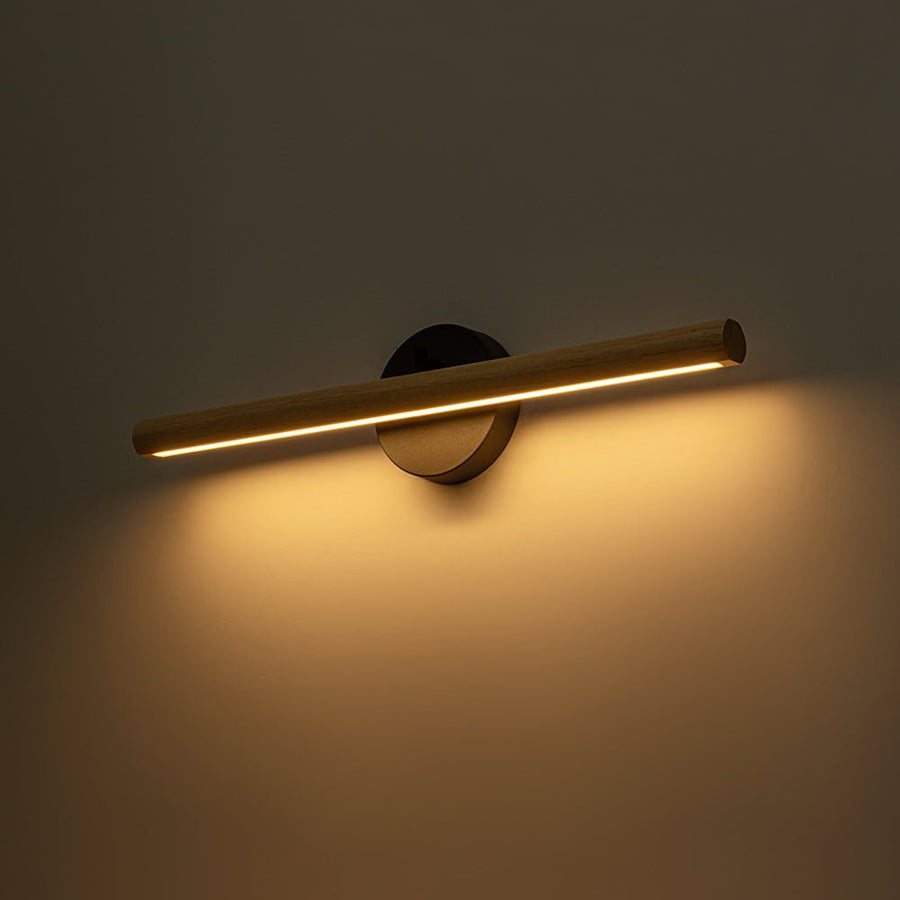 Farmhouze Light - Rustic Dimmable LED Adjustable Linear Pine Vanity Wall Lamp - Wall Sconce - 2 Units - 