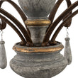 Load image into Gallery viewer, Farmhouze Light-Rustic Farmhouse Distressed Wood 6-Light Candle Chandelier-Chandelier-Dark Rustic-
