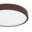 Load image into Gallery viewer, Farmhouze Light - Rustic Walnut Wood Dimmable LED Round Ceiling Light - Ceiling Light - 19.7 in - 
