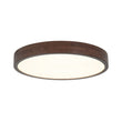 Load image into Gallery viewer, Farmhouze Light - Rustic Walnut Wood Dimmable LED Round Ceiling Light - Ceiling Light - 19.7 in - 
