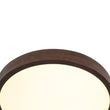 Load image into Gallery viewer, Farmhouze Light - Rustic Walnut Wood Dimmable LED Round Ceiling Light - Ceiling Light - 19.7 in - 
