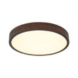 Load image into Gallery viewer, Farmhouze Light - Rustic Walnut Wood Dimmable LED Round Ceiling Light - Ceiling Light - 19.7 in - 
