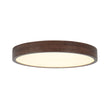 Load image into Gallery viewer, Farmhouze Light - Rustic Walnut Wood Dimmable LED Round Ceiling Light - Ceiling Light - 19.7 in - 
