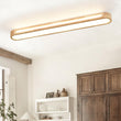 Load image into Gallery viewer, Farmhouze Light - Rustic Wooden Dimmable LED Long Oval Ceiling Light - Ceiling Light - 47.2 in - 
