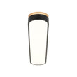 Load image into Gallery viewer, Farmhouze Light - Rustic Wooden LED Long Oval Semi Flush Ceiling Light - Ceiling Light - White - 
