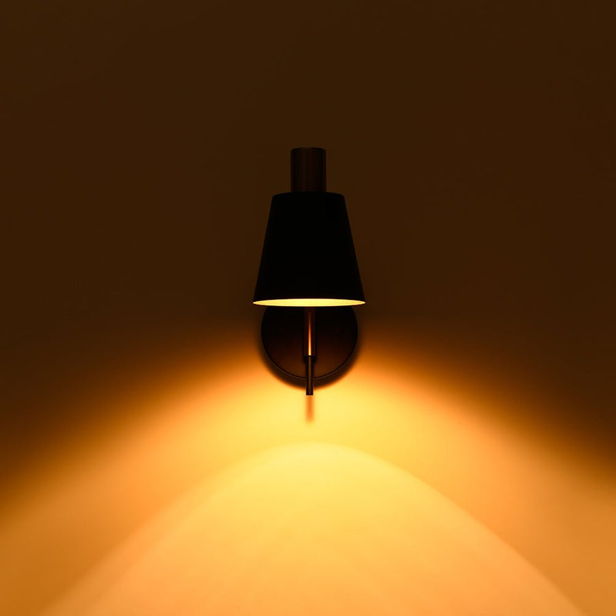 Farmhouze Light - Scandinavian 90 - Degree Rotation Head Conical Wall Light - Wall Sconce - 1 Pack - 