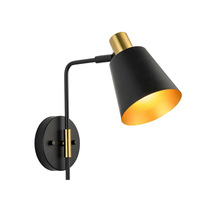 Farmhouze Light - Scandinavian 90 - Degree Rotation Head Conical Wall Light - Wall Sconce - 1 Pack - 