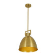 Load image into Gallery viewer, Farmhouze Light-Scandinavian Minimalist Brass Metal Dome Pendant Kitchen Light-Pendant-Brass-
