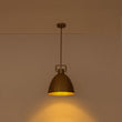 Load image into Gallery viewer, Farmhouze Light-Scandinavian Minimalist Brass Metal Dome Pendant Kitchen Light-Pendant-Brass-
