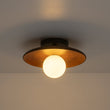 Load image into Gallery viewer, Farmhouze Light-Scandinavian Walnut Frosted Glass Globe Single Ceiling Light-Ceiling Light-11 in-
