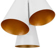 Load image into Gallery viewer, Farmhouze Light - Shaker Cluster Metal Cone 3 - Light Kitchen Pendant - Chandelier - White - 
