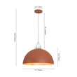 Load image into Gallery viewer, Farmhouze Light-Shaker Minimalist 1-Light Iron Dome Kitchen Pendant-Pendant-Oatmeal Beige-

