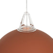 Load image into Gallery viewer, Farmhouze Light-Shaker Minimalist 1-Light Iron Dome Kitchen Pendant-Pendant-Orange-
