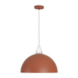 Load image into Gallery viewer, Farmhouze Light-Shaker Minimalist 1-Light Iron Dome Kitchen Pendant-Pendant-Orange-
