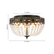 Load image into Gallery viewer, Farmhouze Light-Spanish Bronze Round Cascaded Crystal Cage Ceiling Light-Ceiling Light-Dark Bronze-
