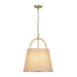 Load image into Gallery viewer, Farmhouze Light-Spanish Farmhouse 4-Light Drum Beige Linen Lantern Pendant-Chandelier-19.7 in-
