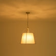 Load image into Gallery viewer, Farmhouze Light-Spanish Farmhouse 4-Light Drum Beige Linen Lantern Pendant-Chandelier-19.7 in-
