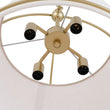 Load image into Gallery viewer, Farmhouze Light-Spanish Farmhouse 4-Light Drum Beige Linen Lantern Pendant-Chandelier-19.7 in-
