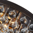 Load image into Gallery viewer, Farmhouze Light-Spanish Retro Layered Luxury Crystal Drops Round Ceiling Light-Ceiling Light-Oil-Rubbed Bronze-
