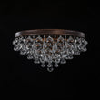 Load image into Gallery viewer, Farmhouze Light-Spanish Retro Layered Luxury Crystal Drops Round Ceiling Light-Ceiling Light-Oil-Rubbed Bronze-
