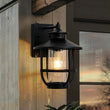Load image into Gallery viewer, Farmhouze Light-Vintage 1-Light Black Cabin Wall Lantern Outdoor Sconce-Wall Sconce-1 Pack-
