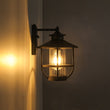 Load image into Gallery viewer, Farmhouze Light-Vintage 1-Light Black Cabin Wall Lantern Outdoor Sconce-Wall Sconce-2 Packs-
