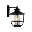 Load image into Gallery viewer, Farmhouze Light-Vintage 1-Light Black Cabin Wall Lantern Outdoor Sconce-Wall Sconce-2 Packs-
