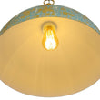 Load image into Gallery viewer, Farmhouze Light - Vintage 1 - Light Gold Green Patina Metal Dome Pendant - Chandelier - 15.7 in - 
