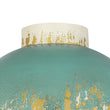 Load image into Gallery viewer, Farmhouze Light - Vintage 1 - Light Gold Green Patina Metal Semi Flush Mount - Ceiling Light - 13.8 in - 
