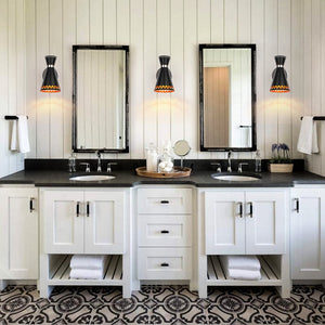 Farmhouze Light - Vintage 180 - Degree Rotation Cone Single Wall Light - Wall Sconce - 2 Packs - 