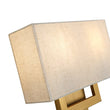 Load image into Gallery viewer, Farmhouze Light-Vintage 2-Light Fabric Square Brass Wall Lamp-Wall Sconce-2 Packs-
