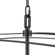 Load image into Gallery viewer, Farmhouze Light-Vintage 5-Light Candle Style Arched Rectangle Island Chandelier-Ceiling Light-Black-
