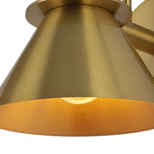 Farmhouze Light - Vintage Bedroom Bedside Wall Lamp - Wall Sconce - Brass - 