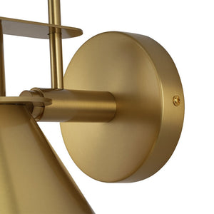 Farmhouze Light - Vintage Bedroom Bedside Wall Lamp - Wall Sconce - Brass - 