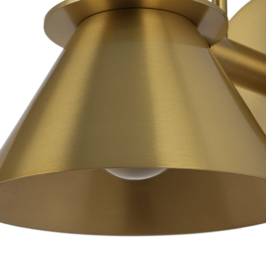 Farmhouze Light - Vintage Bedroom Bedside Wall Lamp - Wall Sconce - Brass - 
