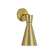 Load image into Gallery viewer, Farmhouze Light-Vintage Brass 1-Light Perforated Cone Arm Wall Sconce-Wall Sconce-2 Packs-
