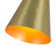 Load image into Gallery viewer, Farmhouze Light-Vintage Brass 1-Light Perforated Cone Arm Wall Sconce-Wall Sconce-2 Packs-
