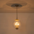 Load image into Gallery viewer, Farmhouze Light-Vintage Brass 3-Light Candle Style Clear Glass Globe Pendant-Pendant-Brass-
