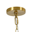 Load image into Gallery viewer, Farmhouze Light - Vintage Brass Scroll 6 - Light Candle Style Chandelier - Chandelier - Brass - 

