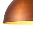 Load image into Gallery viewer, Farmhouze Light - Vintage Copper Style Oversized Metal Dome Pendant Light - Chandelier - 23in - 

