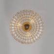 Load image into Gallery viewer, Farmhouze Light-Vintage Distressed Bronze Round Crystal Cage Ceiling Light-Ceiling Light-Bronze-
