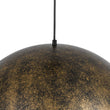 Load image into Gallery viewer, Farmhouze Light - Vintage Distressed Brown Oversized Metal Dome Pendant - Chandelier - 15in - 
